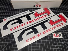 AT4 Decals (2pk) OFF ROAD Bedside Fender Stickers Fits 2019-26 GMC Sierra 1500 picture