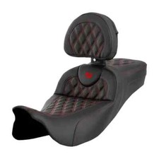 Saddlemen® Road Sofa Standard w Backrest - Red Stitch picture