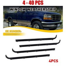 4-40X Weatherstrip Window Moulding Trim Belt Seal for 87-97 Ford F150 F250 F350 picture