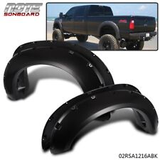 4PCS FIT FOR 11-16 FORD F-250 F-350 SUPER DUTY POCKET STYLE RIVET FENDER FLARES picture