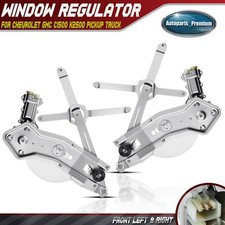 2x Power Window Regulator w/ Motor for Chevy GMC Pickup Truck Front Left & Right picture