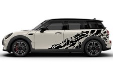 Nightmare skeleton skull decal sticker vinyl graphic design kit for Mini Clubman picture