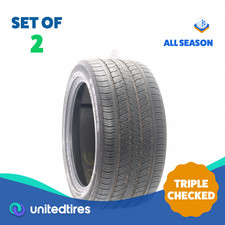 Set of (2) Used 285/40R19 Continental ProContact RX ContiSilent TS 107V - 7.5/32 picture