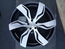 Lexani Zagato 22x9 black and machined BP 5x120+38 CB 74.10 picture