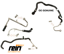 Turbo Charger Coolant Hose Kit Feed & Return Lt & Rt 4pc OE Rein for BMW V8 picture