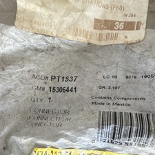 ACDelco PT1537 GM 15306441 Fuel Pump Sending Unit Connector Pigtail OEM NOS picture