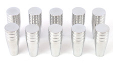 10 x Polished Billet Aluminum Dash Knob Universal 1 9/16