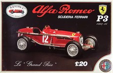 Rare Revival 1/20 Alfa Romeo P3 Scuderia Ferrari 1932-35 Model Kit 75102/P Italy picture