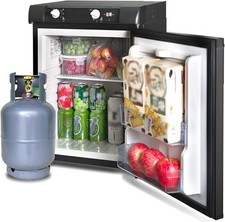 Smad 3 way 12V/110V/Gas Silent RV Refrigerator fridge Camper Cabin Absorption picture