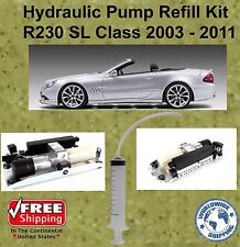 03-11 Mercedes Hydraulic Pump Refill Kit SL Class Convertible R230 With Oil picture
