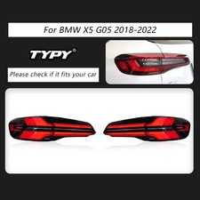 Smoke Black Set LED Upgrade Tail Lamp Lights for BMW X5 G05 LCI 2019-2022 20 21 picture
