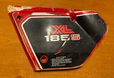 81 1981 Honda XL185S xl 185 s OEM Air Box Airbox Cover Left side panel Plastic picture