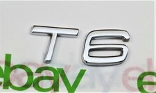 Volvo T6 Trunk Letters Emblems OEM (2 Pieces) 
