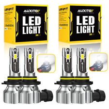 4X AUXITO 9005+9006 LED Headlight 120W 80000LM High/Low Beam 6500K Bulbs Kit EOA picture