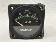 Radair Aircraft EGT Exhaust Gas Temperature Indicator Gauge STC SA868WE picture