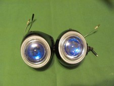 Pair of Vintage PIAA 959 Ion Blue Projector Fog Lights. 1990s. picture