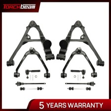 10pc Front Upper Lower Control Arms Tie Rods for Silverado Chevy GMC Sierra 1500 picture