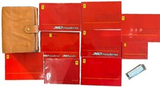 2000 Ferrari 360 Modena Owners Manual - SET with Factory Leather Ferrari Case picture