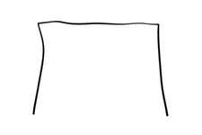 2006 - 2010 BMW - 650I - 2 DOOR CONVERTIBLE & COUP WINDSHIELD MOLDING picture
