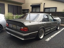 ANG Look Rear Trunk Spoiler wing For Mercedes W124 84-96 Saloon High kick cover picture