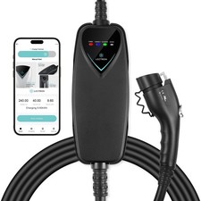 Lectron Portable Level 2 J1772 EV Charger/WiFi&App/240V 40A/NEMA 14-50/16ft Cord picture