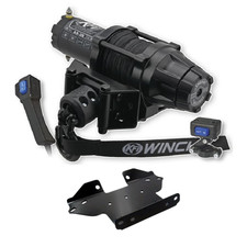 KFI 3500lbs Assault Winch & Mount Kit 2005-2026 Kawasaki Brute Force 750 i EPS picture