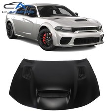 Fit 15-23 Dodge Charger Aluminum SRT Hellcat Redeye Widebody Style Hood Panel picture