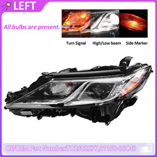 For 2018-2024 Toyota Camry L LE SE Front Projector Headlight Left Driver Side picture