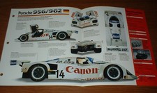 1990 PORSCHE 962C IMSA RACING ORIGINAL IMP BROCHURE SPECS INFO 90 LE MANS  picture