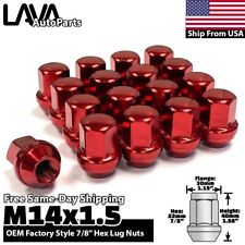 24x Red 14x1.5 Chevy OEM Factory Lug Nut Fit Silverado 1500 Tahoe Suburban picture