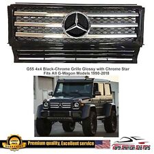 G55 G-Wagon Grille AMG Black Chrome Star G63 G550 G500 New picture