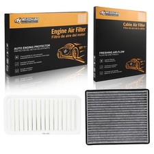 Carbon Engine & Cabin AC Air Filter Set For 2005 2006 2007 - 2010 Scion Tc 2.4L picture