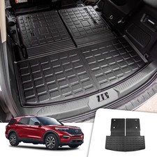 Cargo Liner Fit Ford Explorer 2020-2026 6&7-Seat Backrest Mats All Weather Guard picture