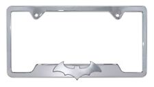 Batman Bat Chrome Open License Plate Frame picture