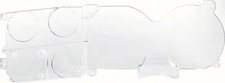 OER Instrument Cluster Lens Without Clock For 1973-1980 Chevy GMC Pickup Trucks picture