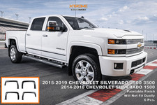Paintable Black 15-19 Chevrolet Silverado 2500 3500 OE Style Fender Flares Set picture