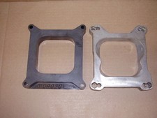 Moroso 64940 Carburetor Spacer & No Name Spread to Squarebore Adapter READ DESC picture