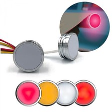 Universal 1 1/4 LED Bed Roll Taillight Pair 4 Color - Drive Brake Turn Reverse picture