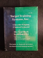 Chrysler Engine Control Systems 1983-1992 Target Training Diagnostic Manual picture