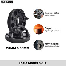 BONOSS Wheel Spacers for Tesla Model S X Hub Centric 5x120 CB64.1 4pcs 20mm 30mm picture