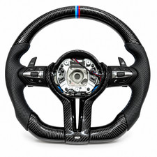 BMW F80 F30 F32 F22 F15 F20 F12 M3 Carbon Fiber Leather Steering Wheel picture