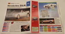 Mercedes-Benz SLK 1996-1999 R170 Roadster IMP HOT CARS Brochure picture