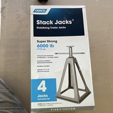 Camco 44560 Stack Jacks 4 Pack RV Trailer Stabilizer 6000 lb Aluminum picture