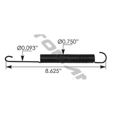 Automann 104.08201 Clutch Pedal Return Spring Ken picture