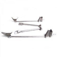 Triangulated Rear Suspension Four 4 Link Kit for 64-73 Mustang fits qa1 shocks  picture