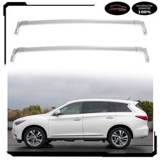 14-21 For Infiniti QX60 JX35 Well-made Top Roof Rack Aluminum Cross silver picture
