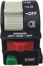 M MATI Left Start Engine Run Off Headlight HI LO Handlebar Switch for...  picture