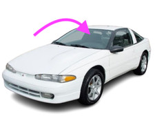 Fits: 1990-1994 Mitsubishi Eclipse 2D Coupe Front Windshield/ Windscreen,Laser picture