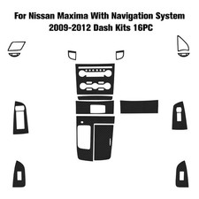 16Pcs Carbon Fiber Interior Full Sets Cover Trim Kit For Nissan Maxima 2009-2015 picture