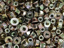 (25) M8x1.25 Flange Nylock NUT HEX FLG-NYL LOCK M8X1.25 CL8 Z&Y picture